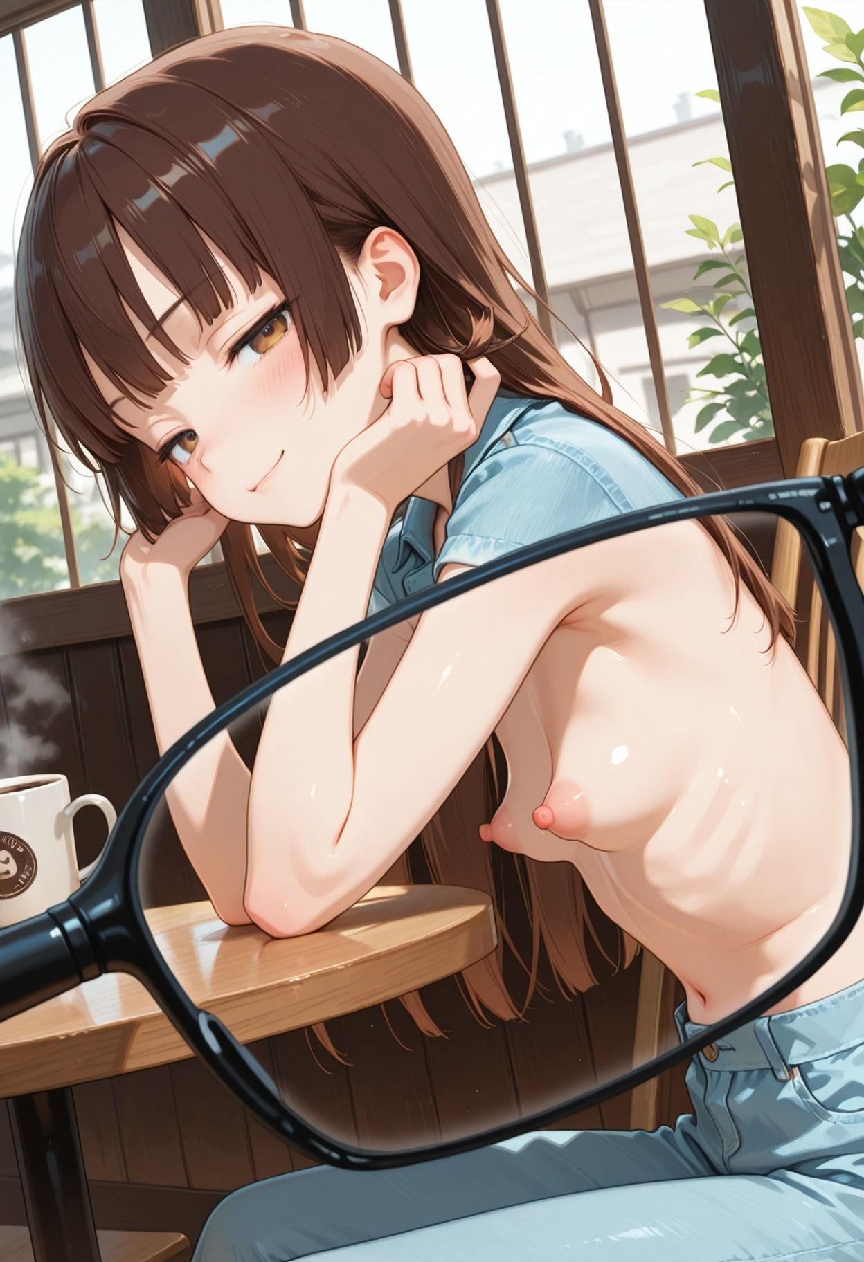 ふくらみかけが好きなアナタへ  透視メガネ エロ漫画9