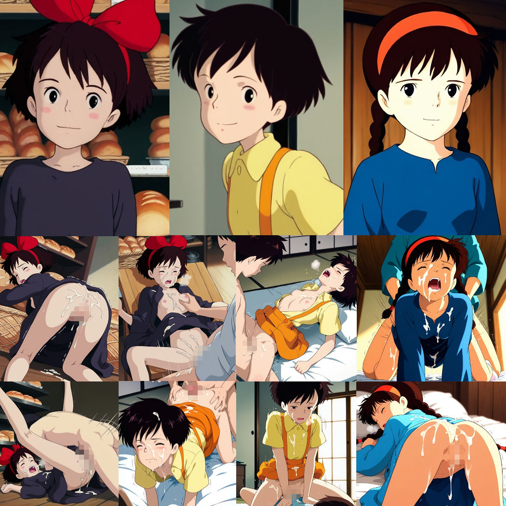 スタジオジ〇リの時間 エロ漫画3