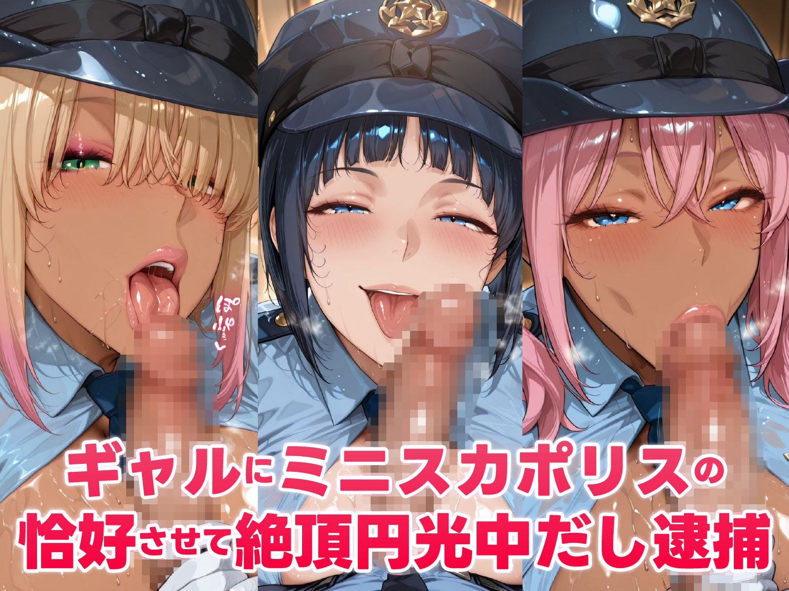 【ギャルポリス】〜おっさんザーメンで子宮パンパン永久逮捕〜 画像1