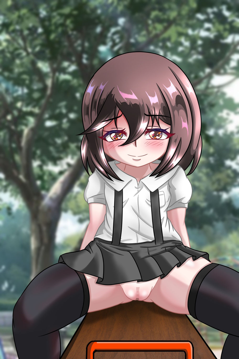 るいの露出日記イラスト集12公園露出編 エロ漫画5