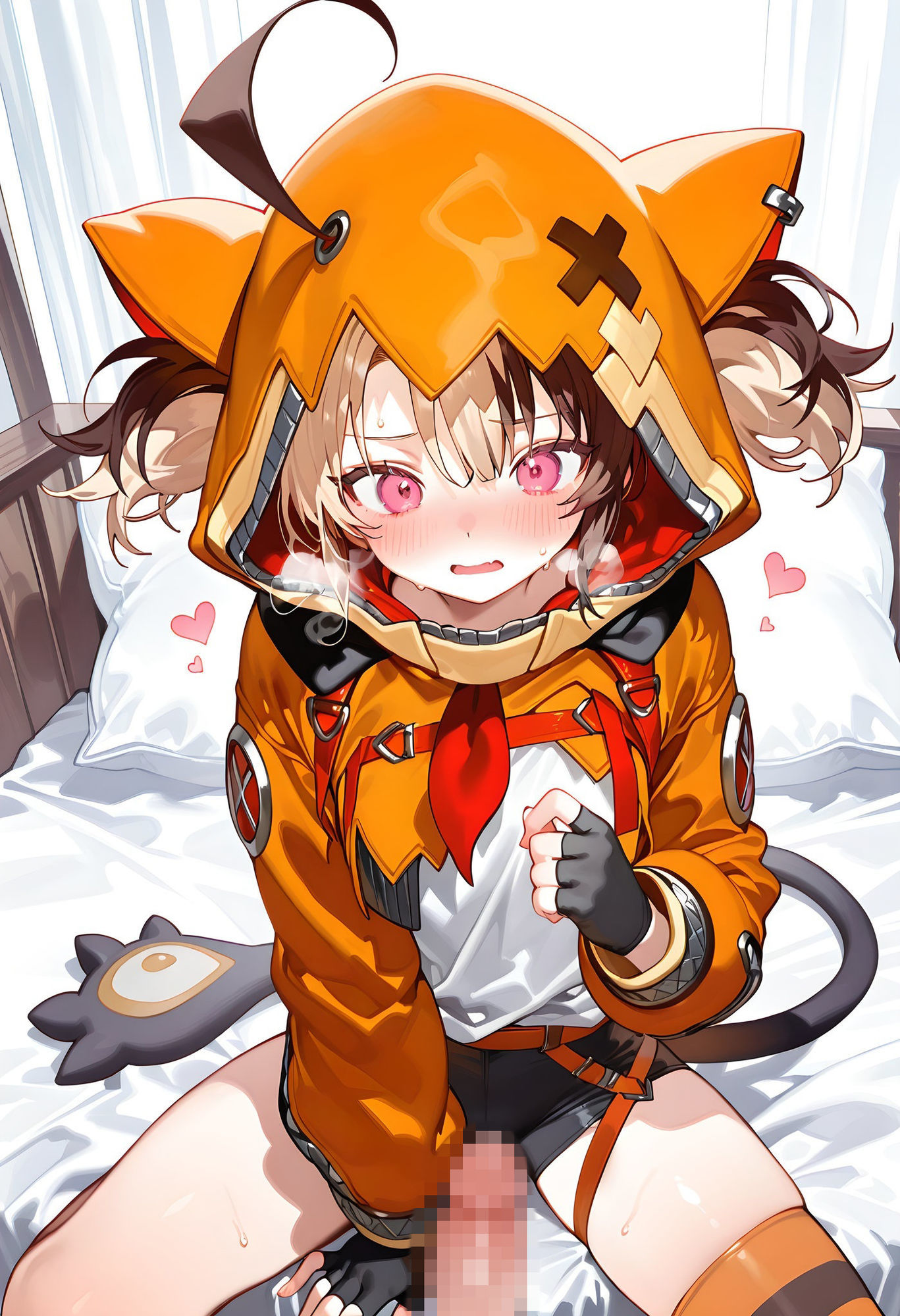 ジジ・ム◯ンとラブラブえっち 画像1