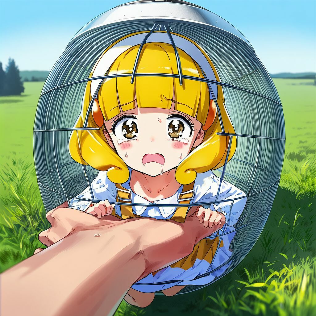 キュ〇・ピ〇ス（黄〇や〇い） 緊縛・拘束・小人化CG集_2