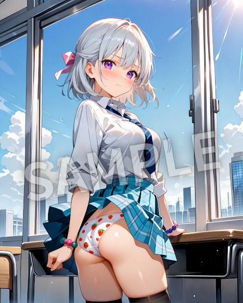 銀髪美女ヒミツ図鑑― 秘められた瞬間イラスト集 ― 画像3