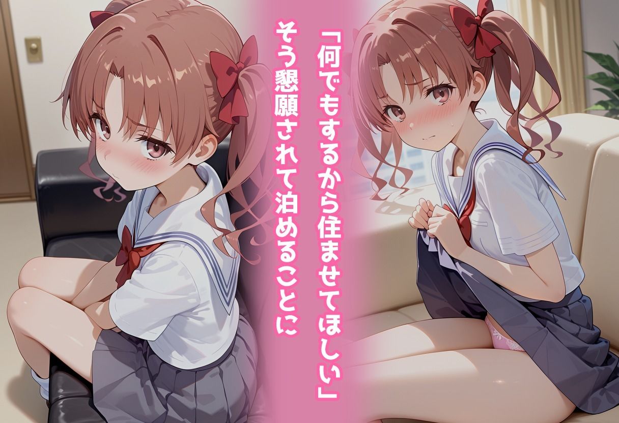 民泊トラブル！？…美少女と突然の強●ルームシェア性活 〜白●黒子編〜 エロ漫画3