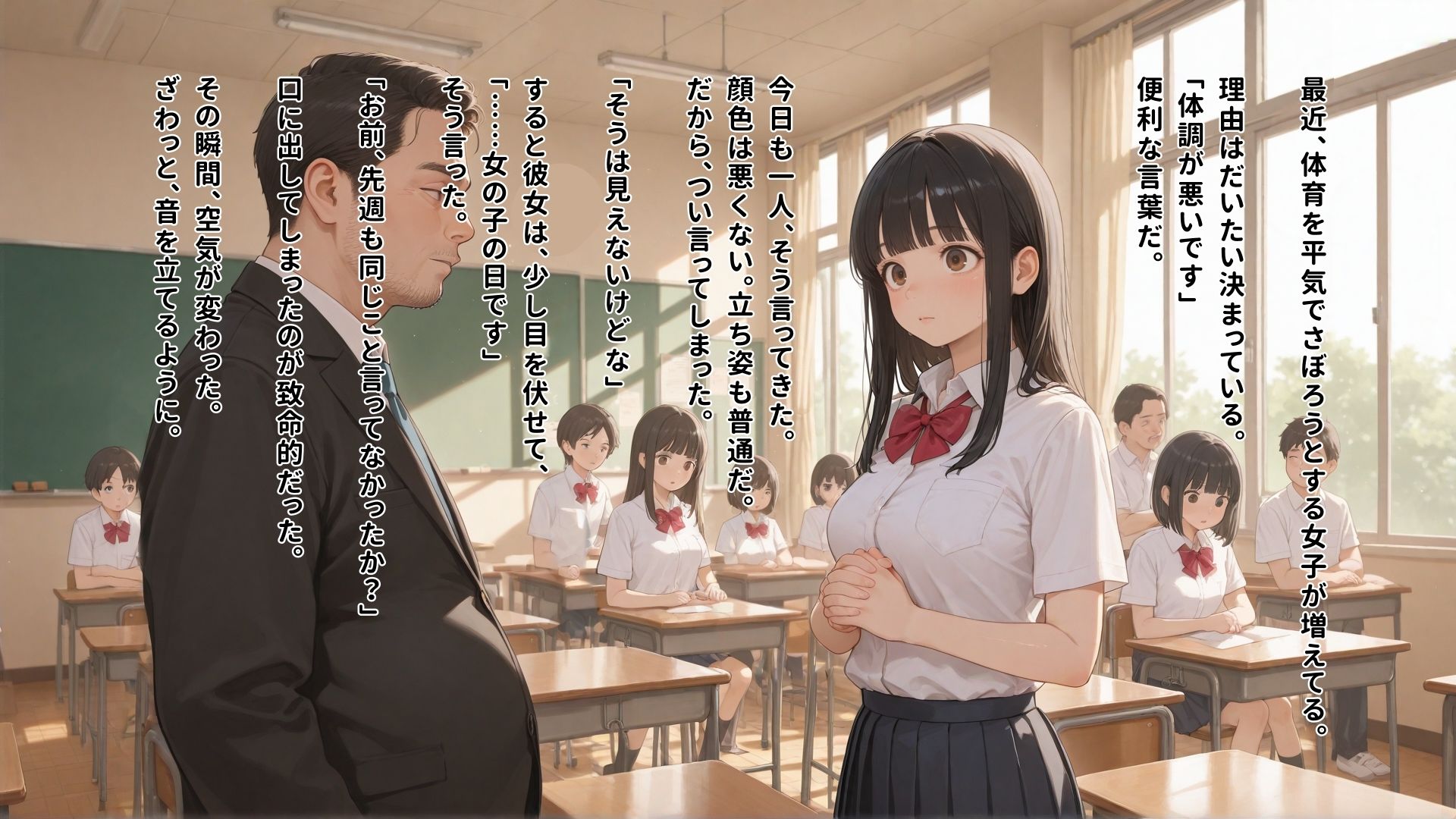 体育の授業をサボっただけなのに突然現れた卑猥な指先に全身を弄ばれて何回イってもやめてもらえない女の子 画像1