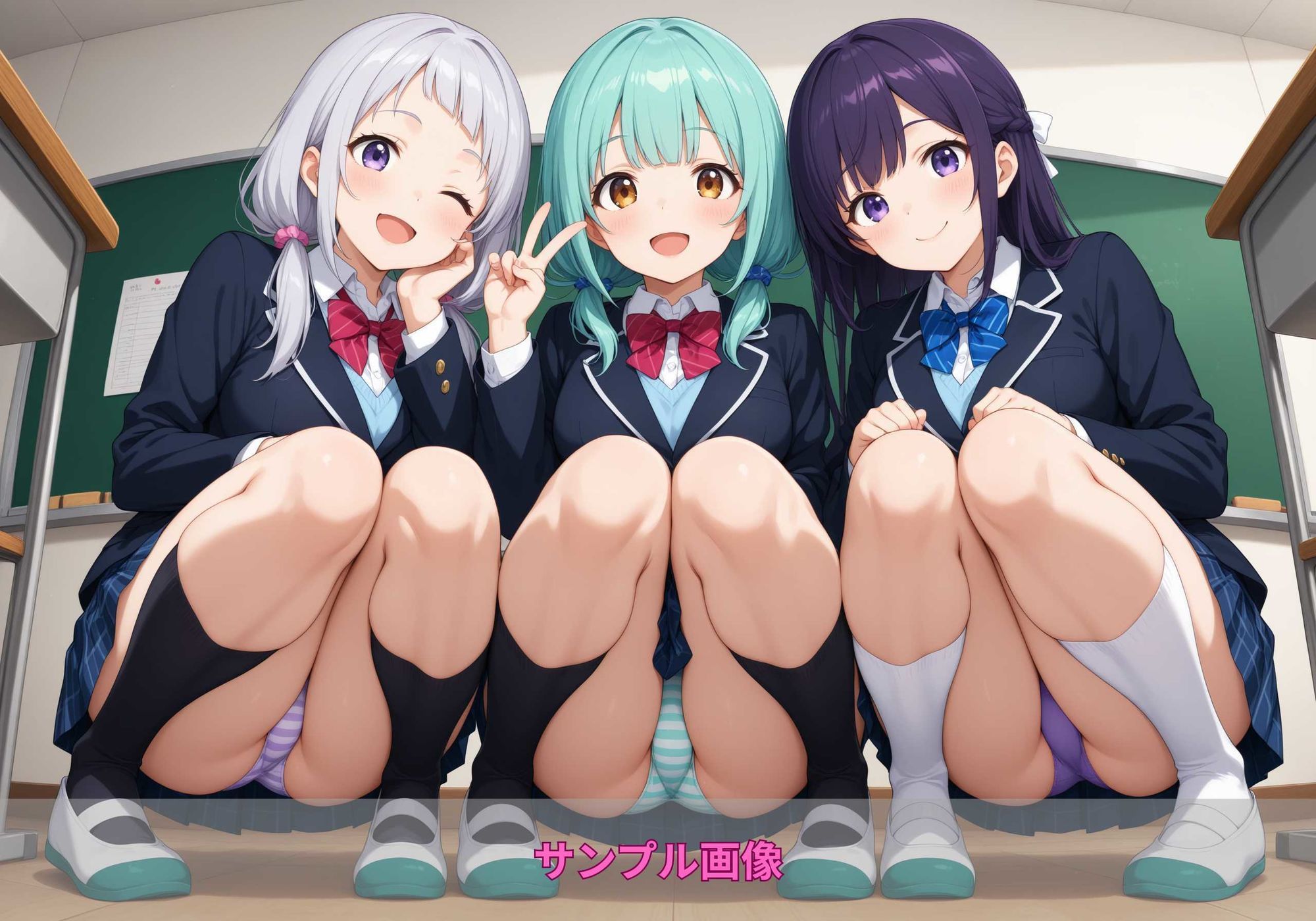 しゃがみパンツガールズ 画像2