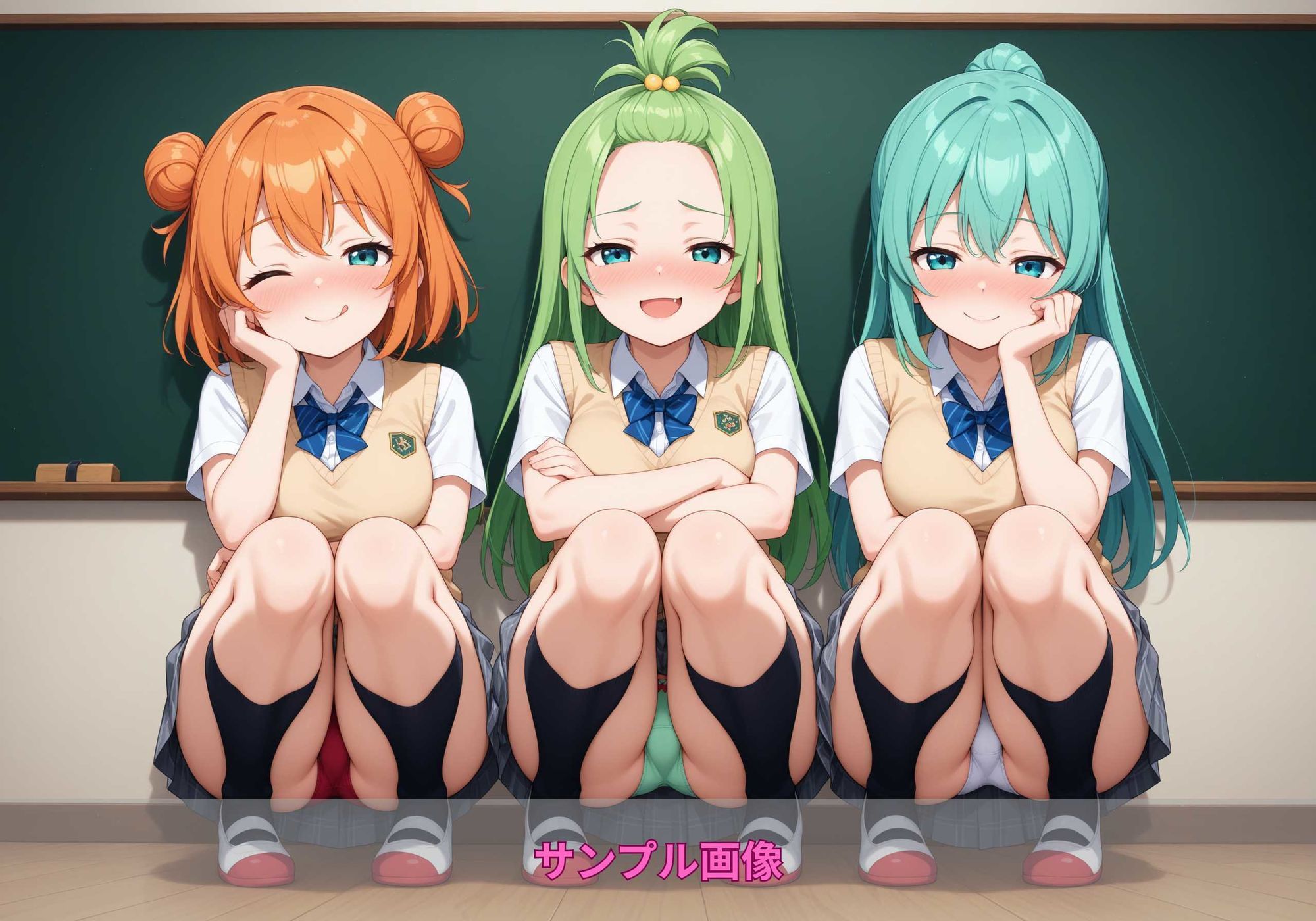 しゃがみパンツガールズ 画像3