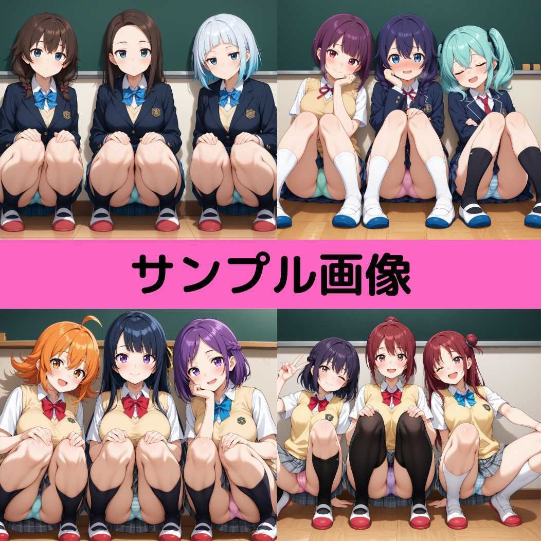 しゃがみパンツガールズ 画像9