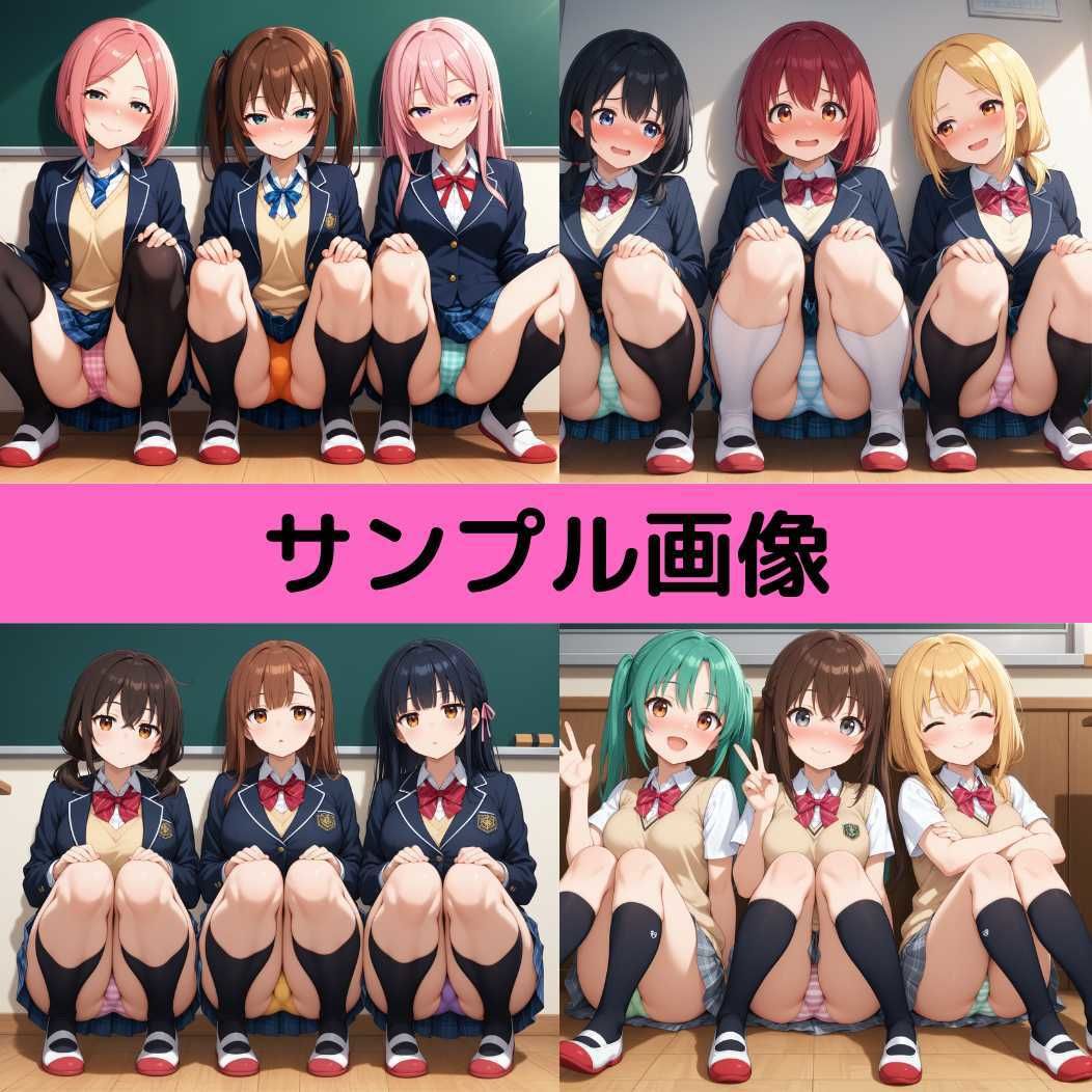 しゃがみパンツガールズ 画像10