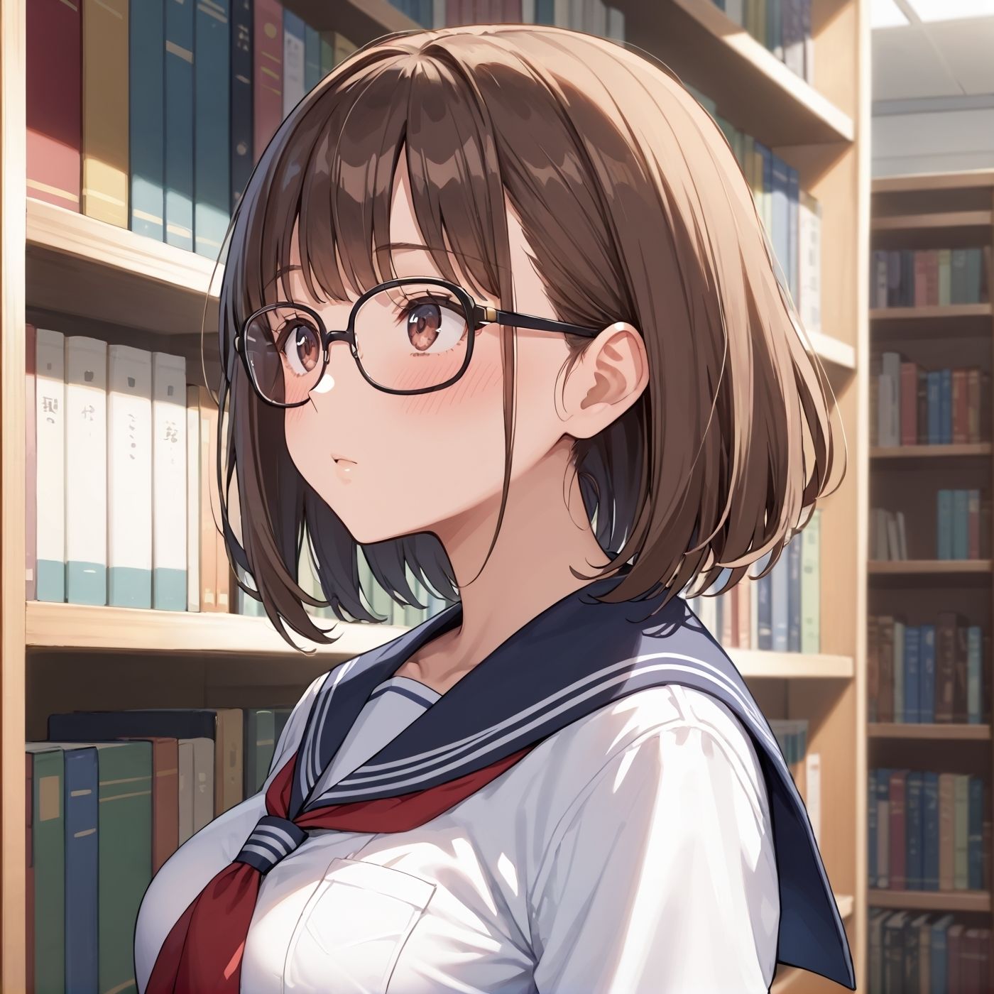 学園性活！図書委員と官能的な秘め事5【メガネ美少女の厳選CG400枚収録】 画像5