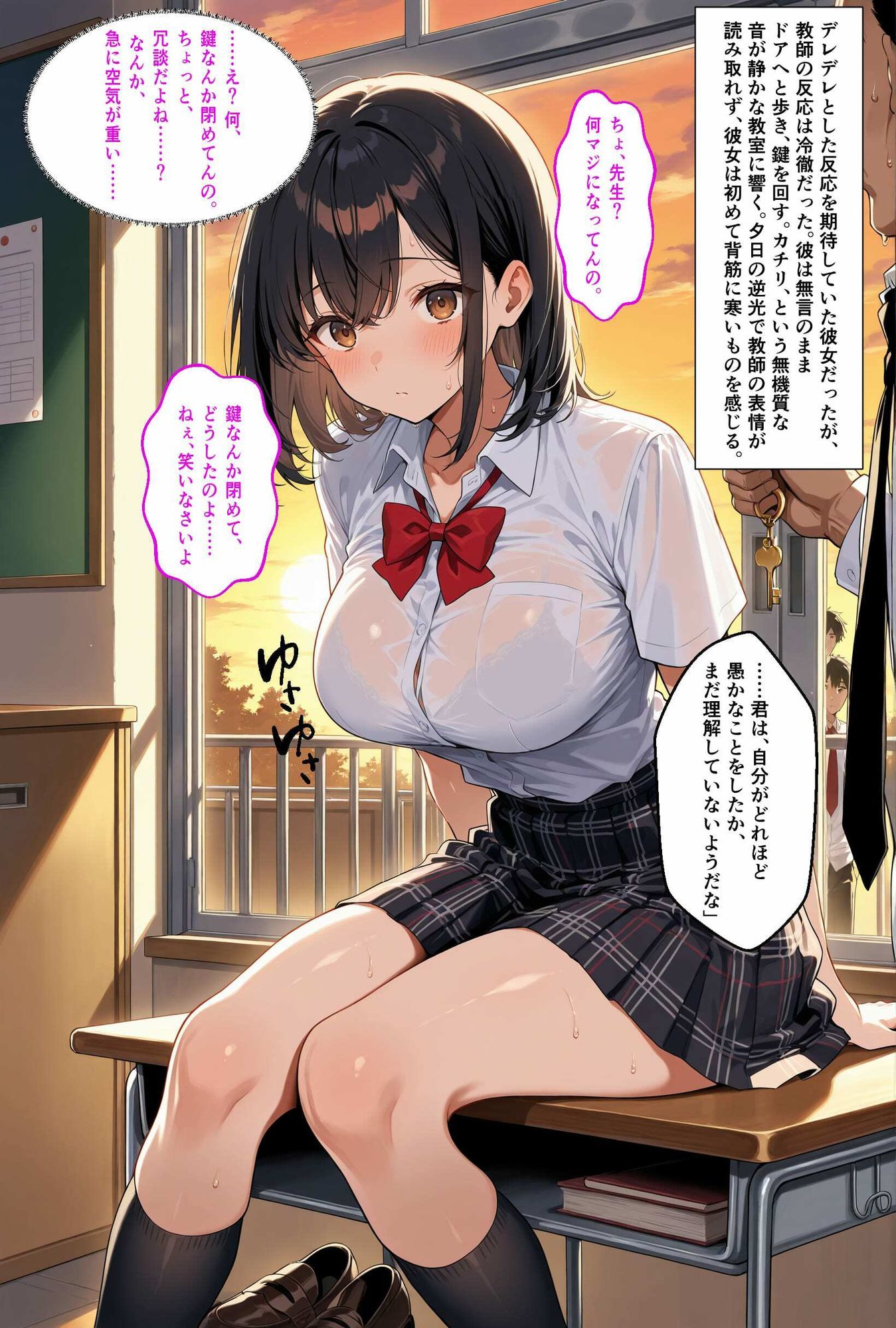 『セリフ付き』生意気JKあかねを分からせる特別性指導メス堕ちするまでの記録 画像3