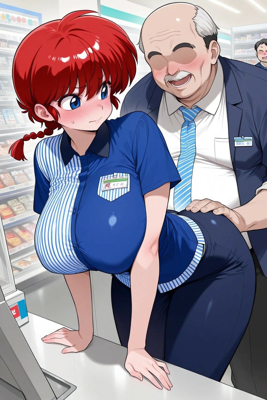 らんまがコンビニでえっちなことされまくる写真集 画像2