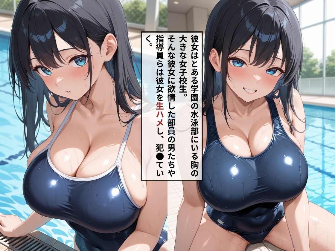 女子校生が生ハメされ快楽堕ち〜スクール水着編〜 画像1