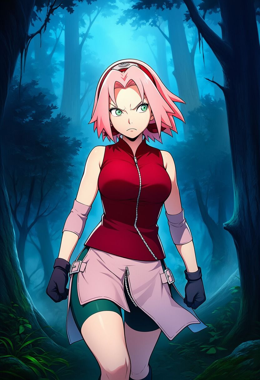 春●サクラ vs オークの群れ 画像2