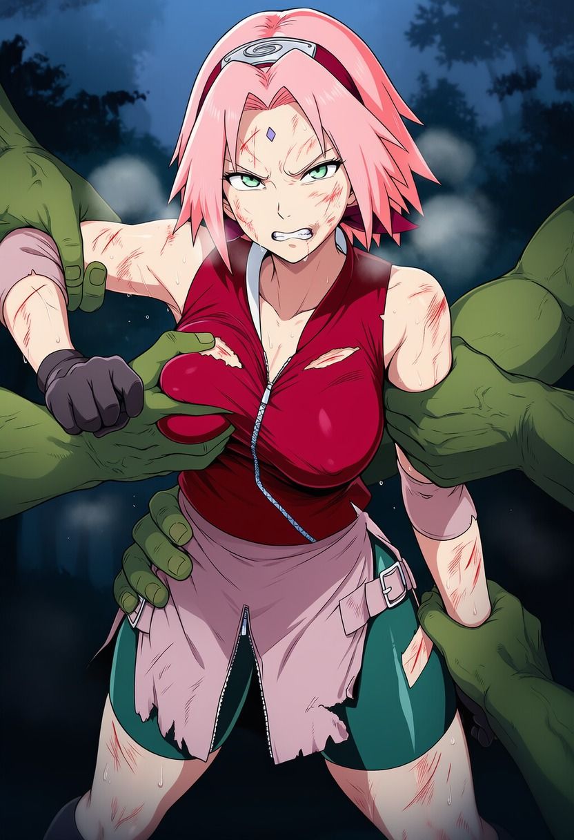 春●サクラ vs オークの群れ 画像5