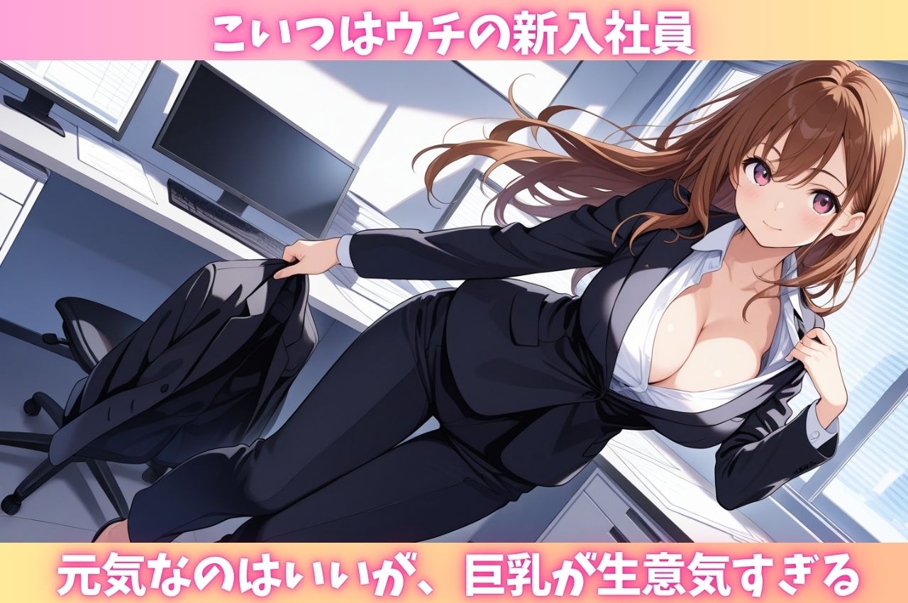 元気だけが取り柄の新入OLがセクハラ上司の絶倫性交にメス堕ち 画像1