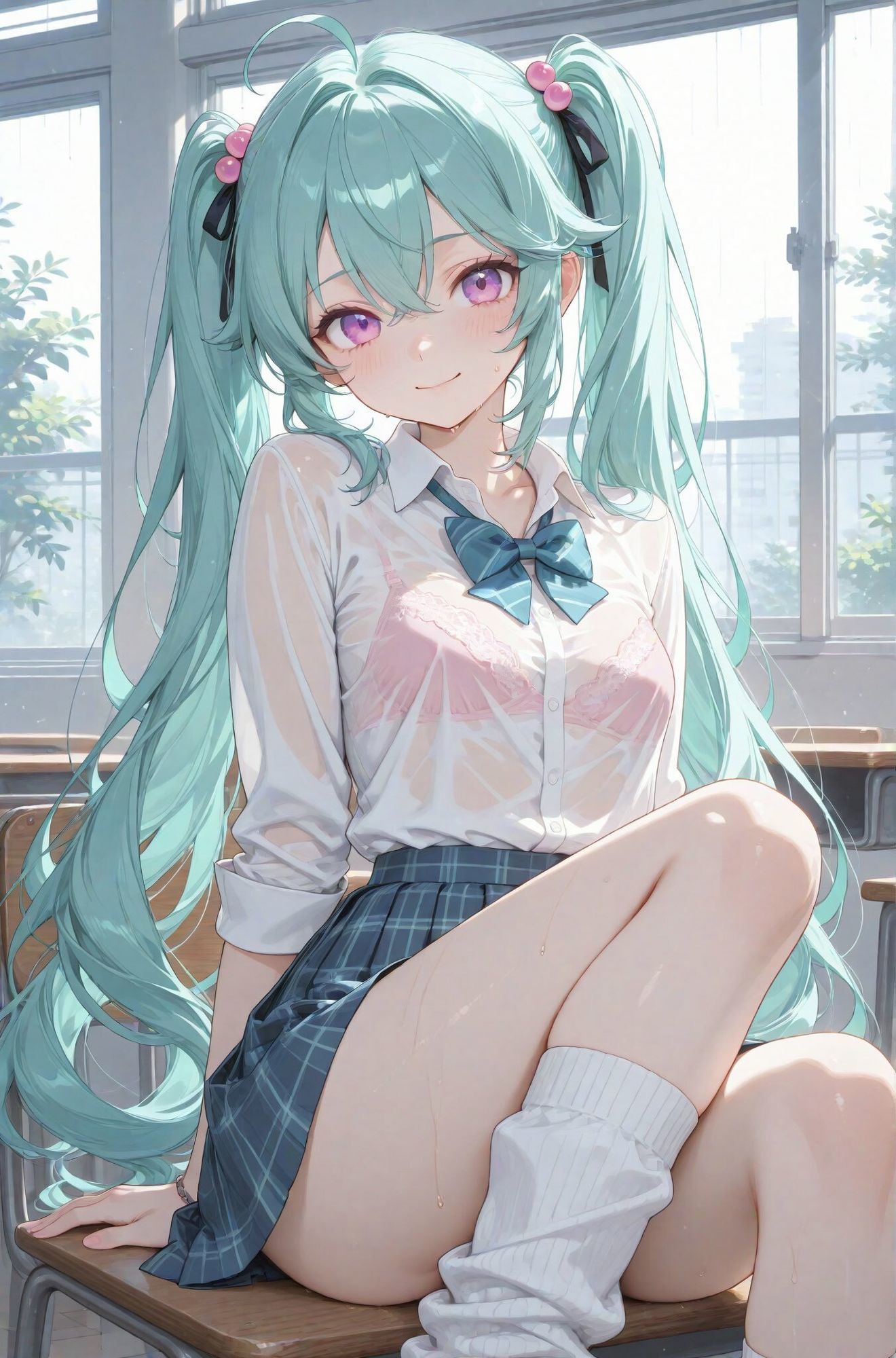 萌え下着!女体観察3〜ブラジャーは脱がさないで!〜下着、制服特化 画像1