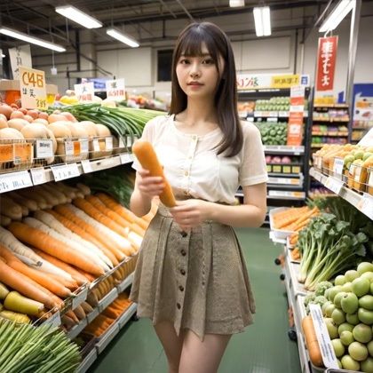 【動画】変態美女！買い物中にオナニーしているの！？ 画像2