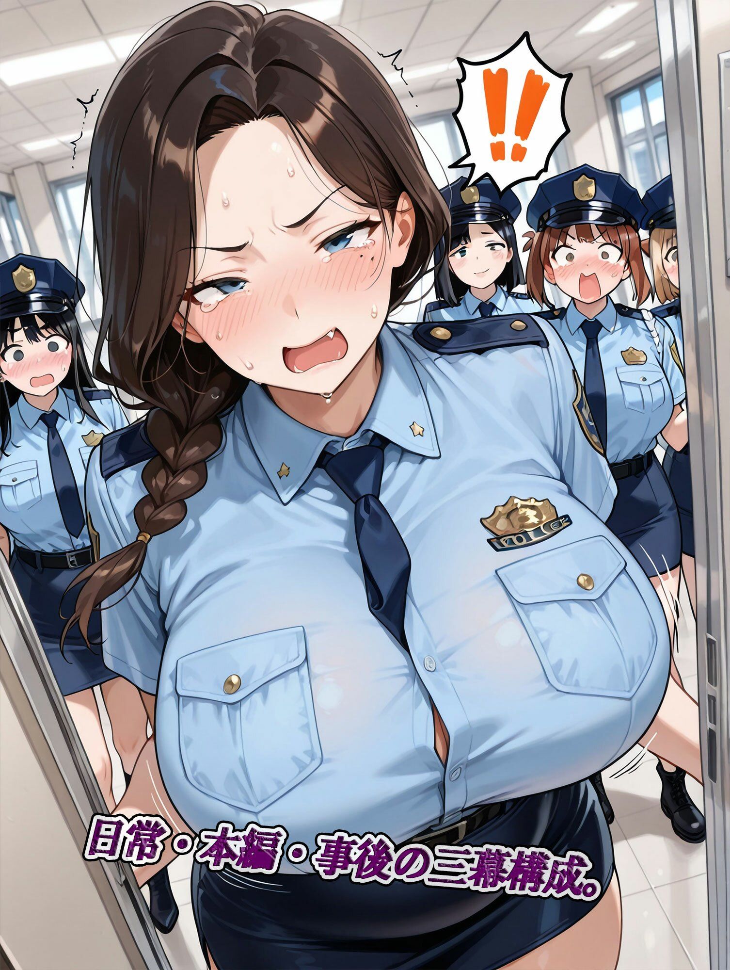 人妻ミニスカポリス被虐乱交〜男たちに服従し、堕ちていく熟女たち〜 画像7