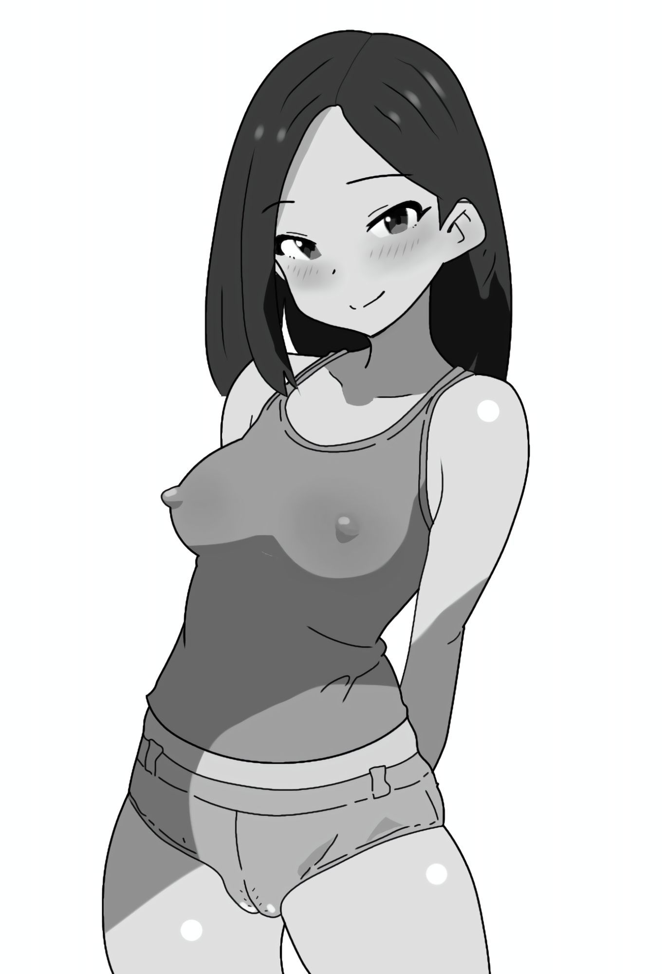 真夏になると平気で家の中で全裸になり、アイスを食べながらアニメを見ている妹の話。 画像7