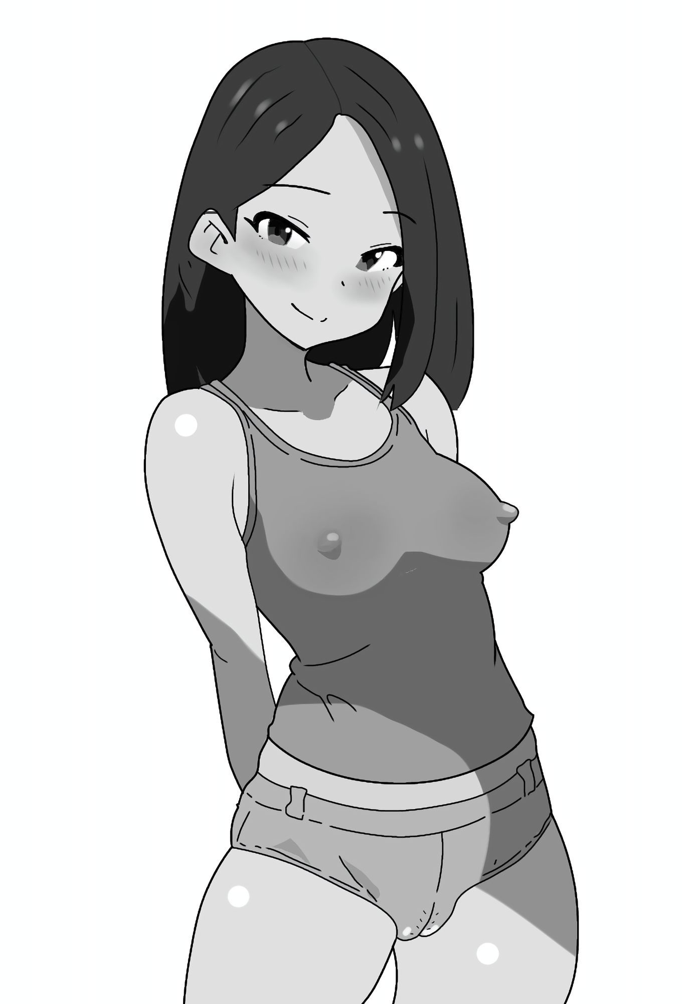 真夏になると平気で家の中で全裸になり、アイスを食べながらアニメを見ている妹の話。 画像8