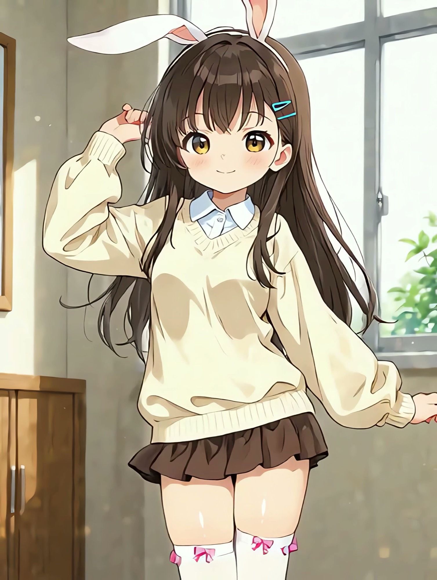 【4Kアニメ】うさみみダンスクリップ集(動画長1時間) 【モザイクなし】※ダンスミュージックあり1