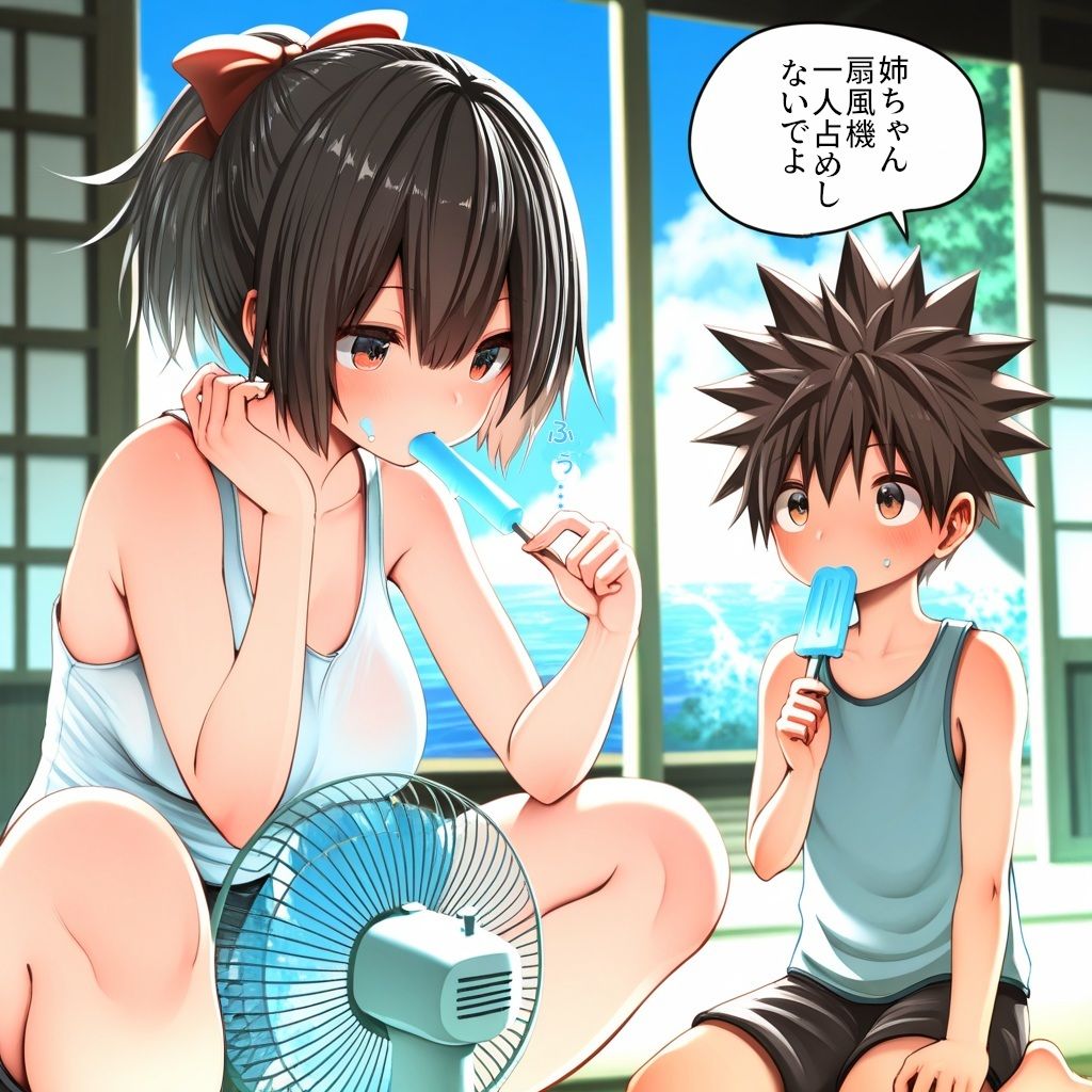 夏のある姉弟 サンプル画像 2