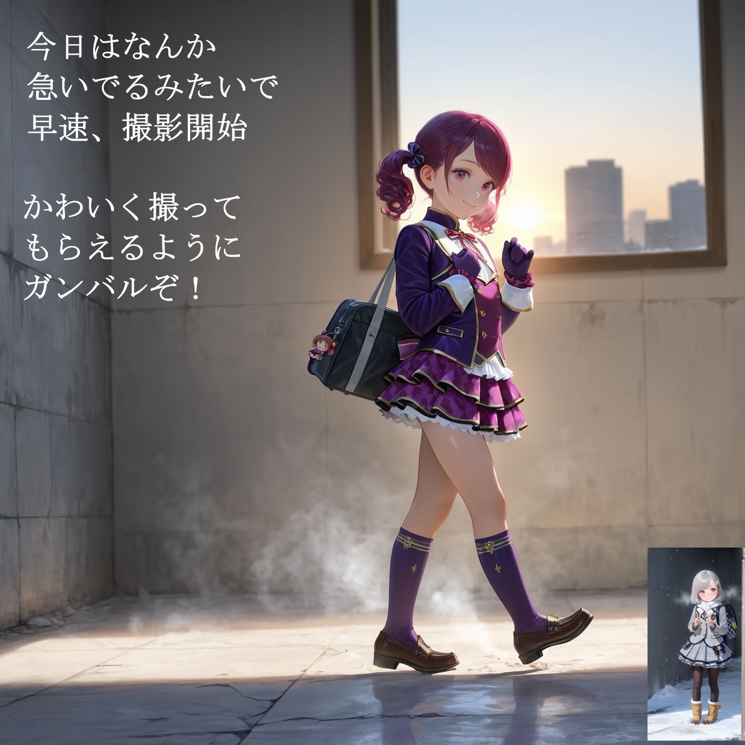 坂道系女子校生・四期生 Team F（チーム ふらっと） -僕更- 僕が更に見たかったチッパイとオマンコ サンプル画像 4
