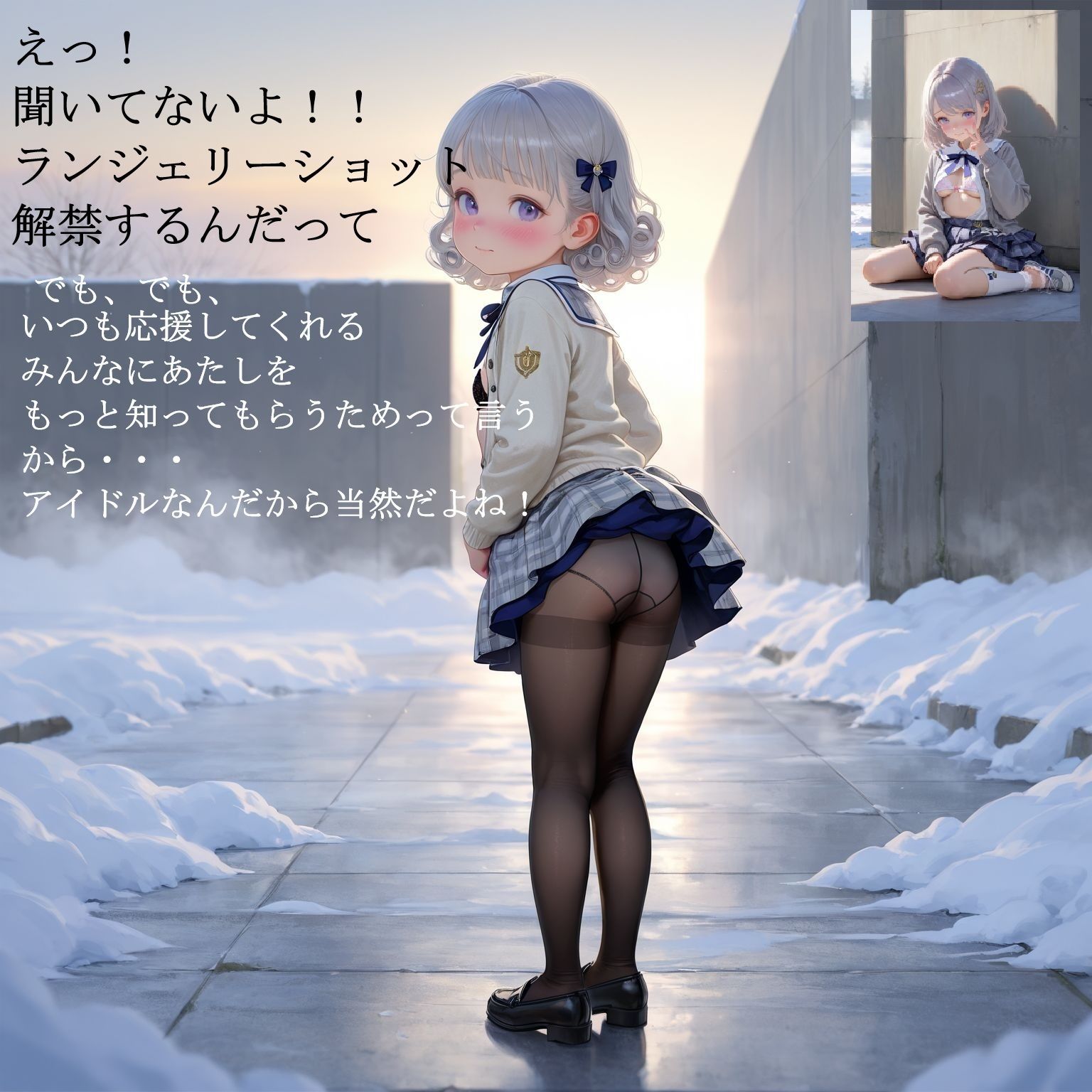 坂道系女子校生・四期生 Team F（チーム ふらっと） -僕更- 僕が更に見たかったチッパイとオマンコ サンプル画像 5