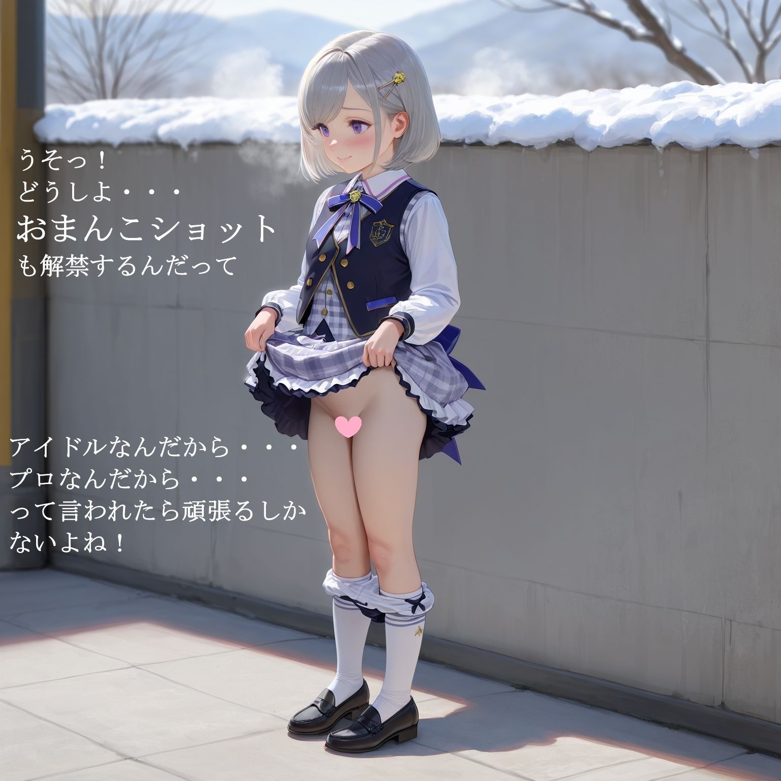 坂道系女子校生・四期生 Team F（チーム ふらっと） -僕更- 僕が更に見たかったチッパイとオマンコ サンプル画像 7