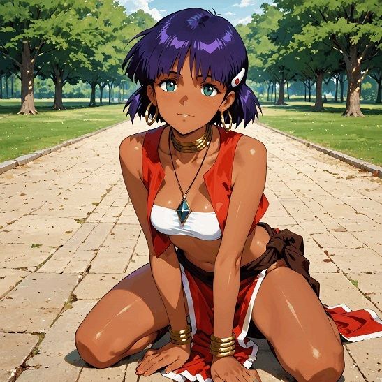 『【表】アトランティスの末裔少女』 AIの手で蘇る懐かしのヒロインシリーズ サンプル画像 2