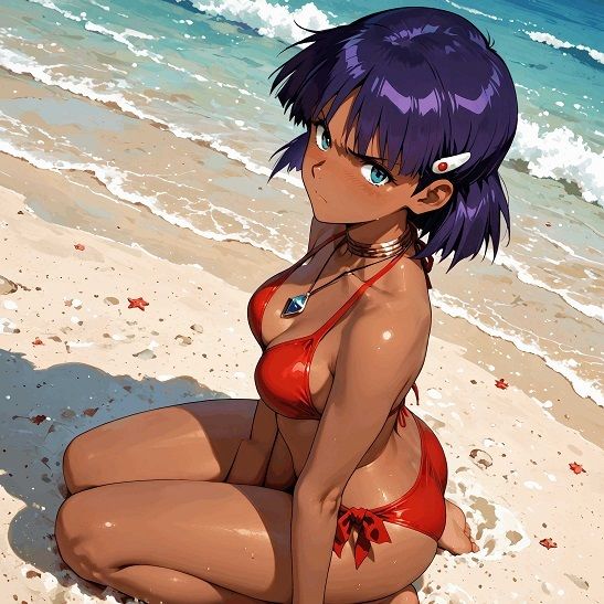 『【表】アトランティスの末裔少女』 AIの手で蘇る懐かしのヒロインシリーズ サンプル画像 5