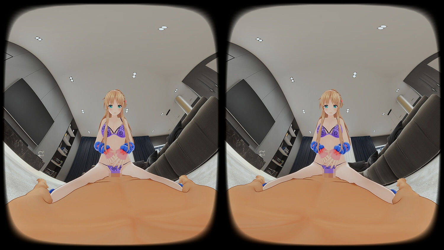 【4KVR 完全主観3Dエロアニメ】しこさぽ！〜清楚系アイドルVtuberの’本気’えっちで抜き放題〜【天翔院ひいな】【VRデバイス用】 画像4