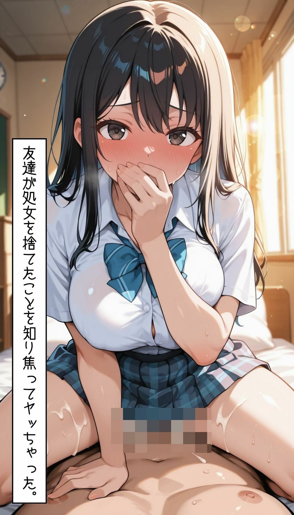 真面目清楚巨乳が快楽中毒でクラスの肉便器〜始めての生ハメ中出し〜 画像2