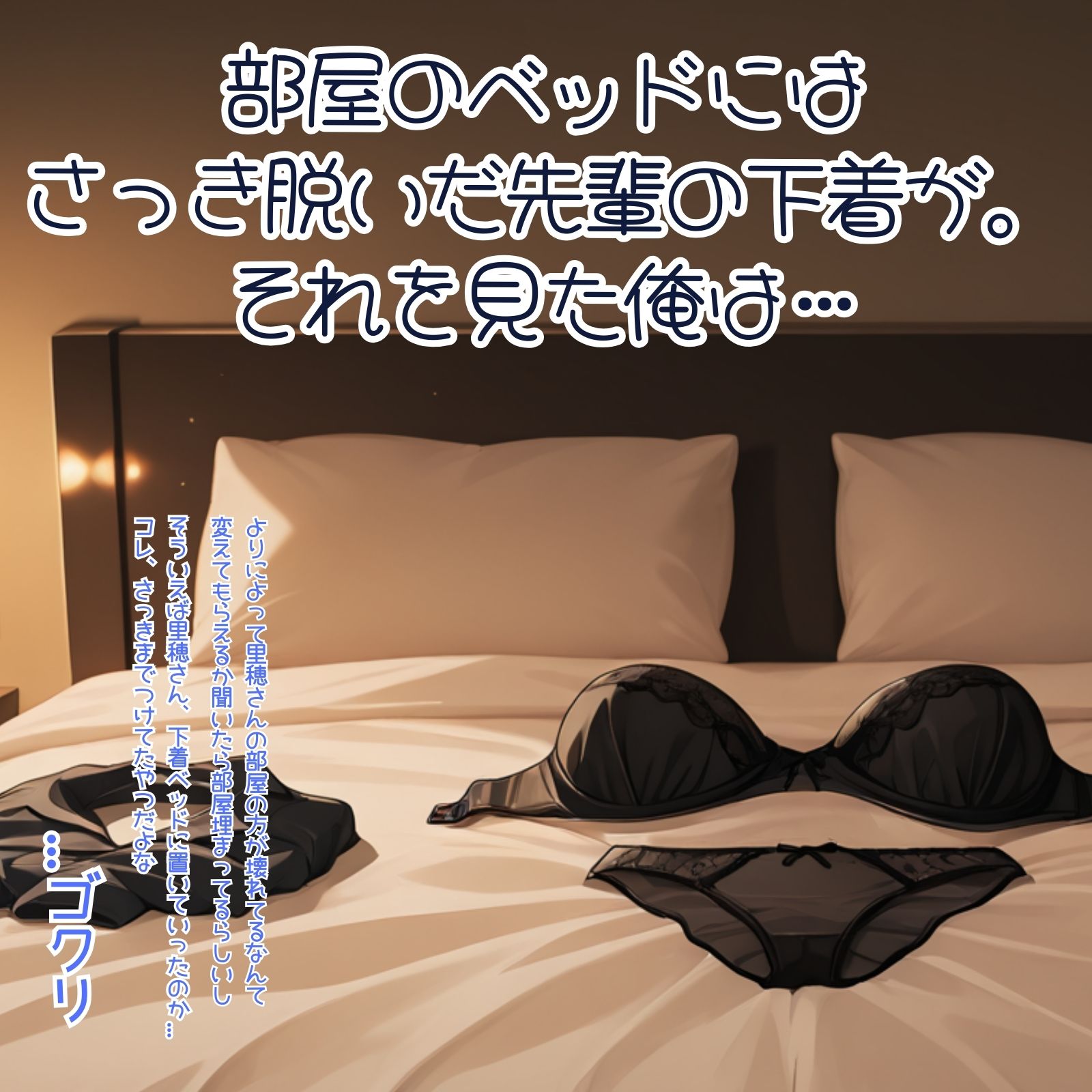 元・童貞の俺は爆乳先輩の下着でコッソリ抜いてしまう。 画像2