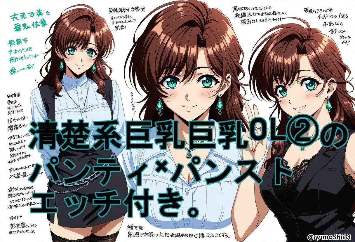 清楚系巨乳OL 2のパンティ×パンスト。エッチ付き。 画像2