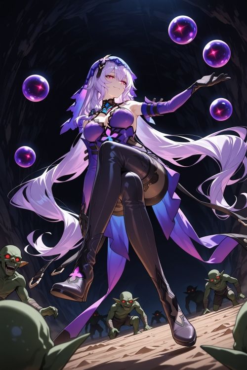 黒白鳥の小鬼堕ち 画像2