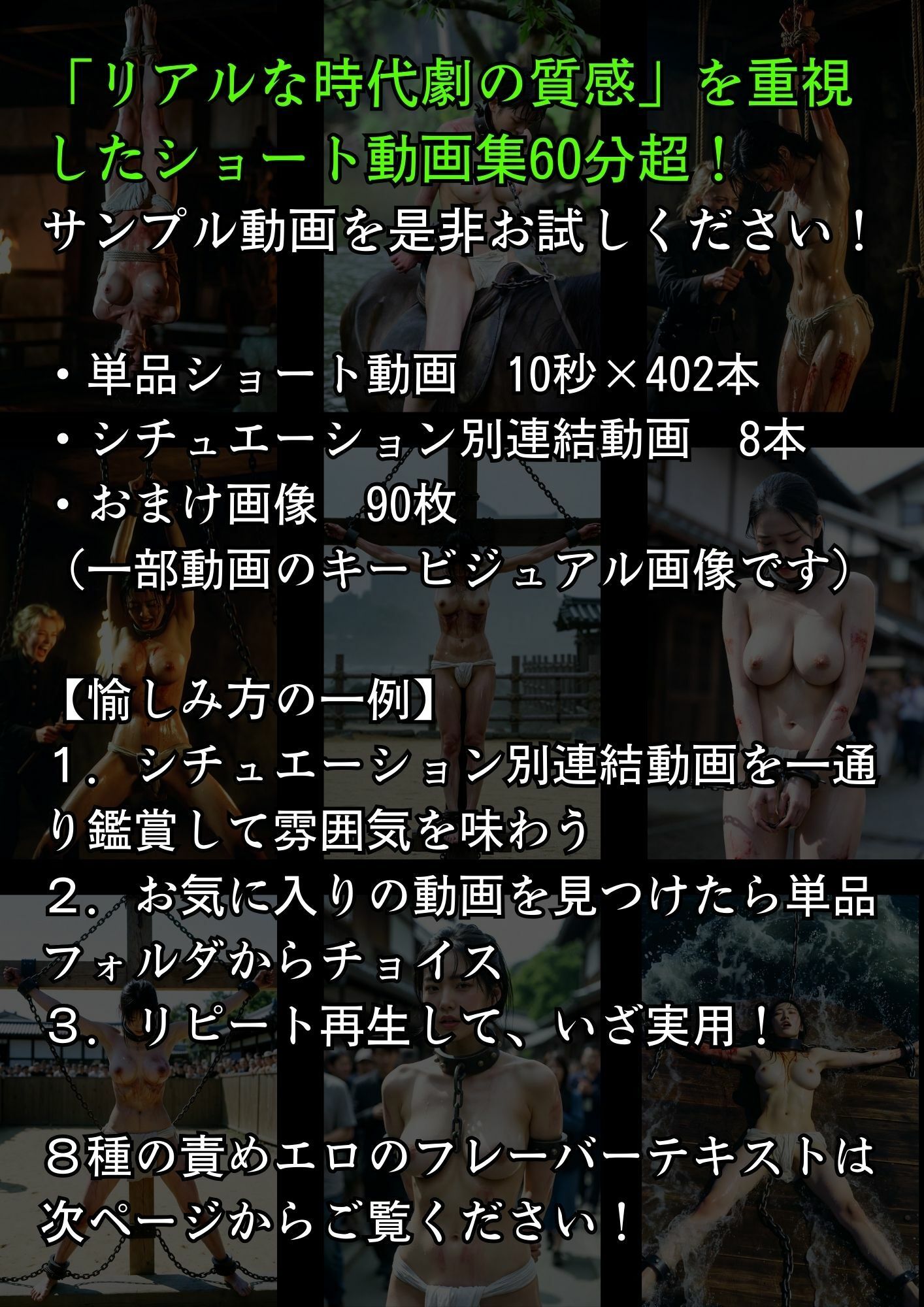 実写風拘束責めショート動画集  レンセレン審理院執刑映像資料集第1号 画像1