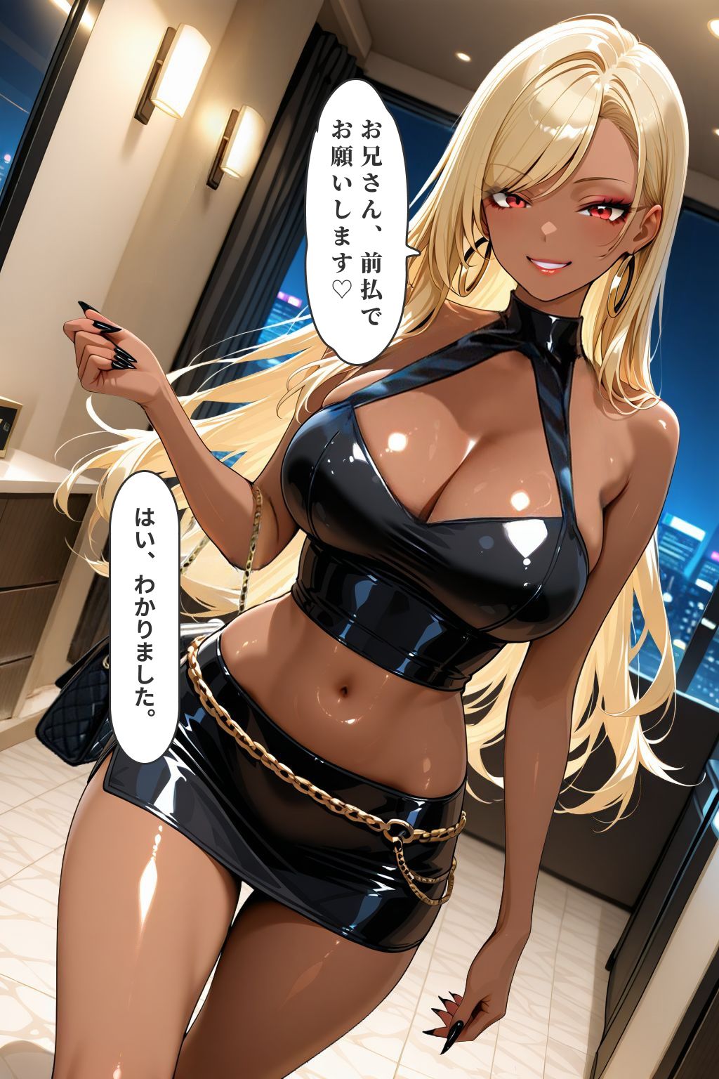 黒ギャル催●-甘く堕ちる視線- 画像6