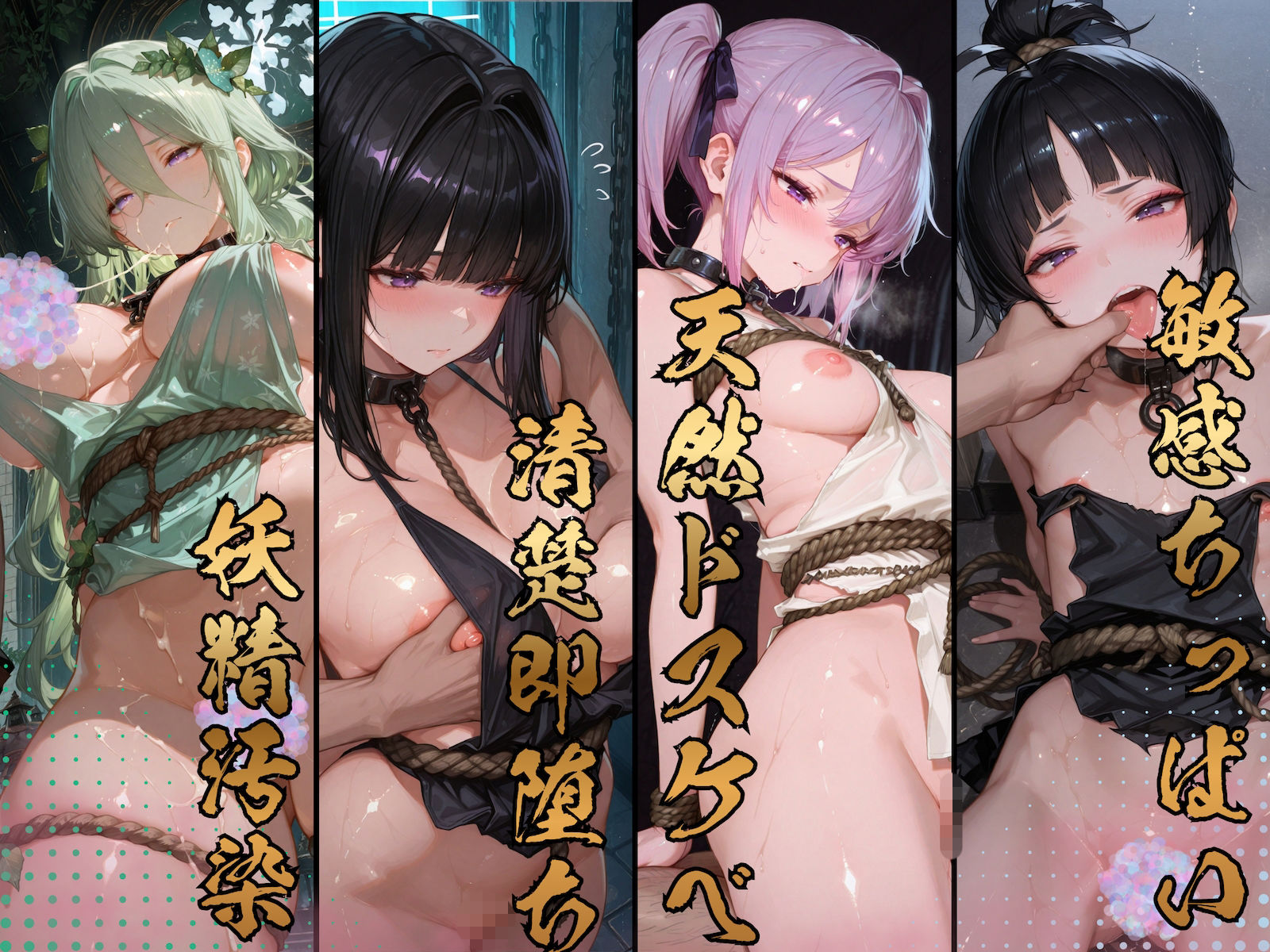 因習村で選ばれた美少女8人が露出拘束服でオナニー絶頂＆生挿入イキまくり！ エロ漫画2