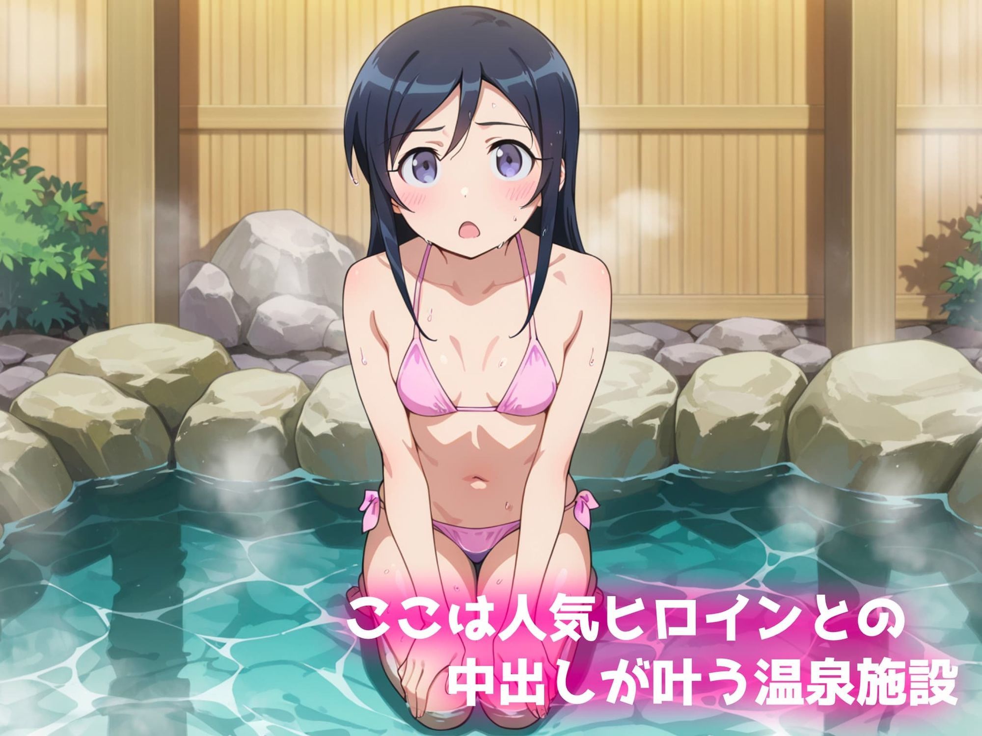 【無料エロ漫画】d_735931 中出し温泉〜ヒロインの湯〜新垣あやせ編〜(のあのお部屋)