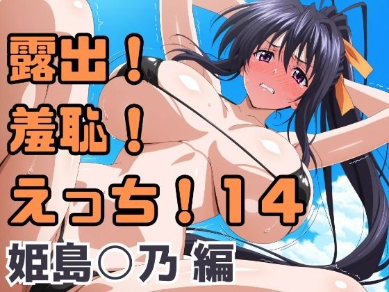 露出！羞恥！えっち！二次創作イラスト集14［姫島○乃］ 画像1