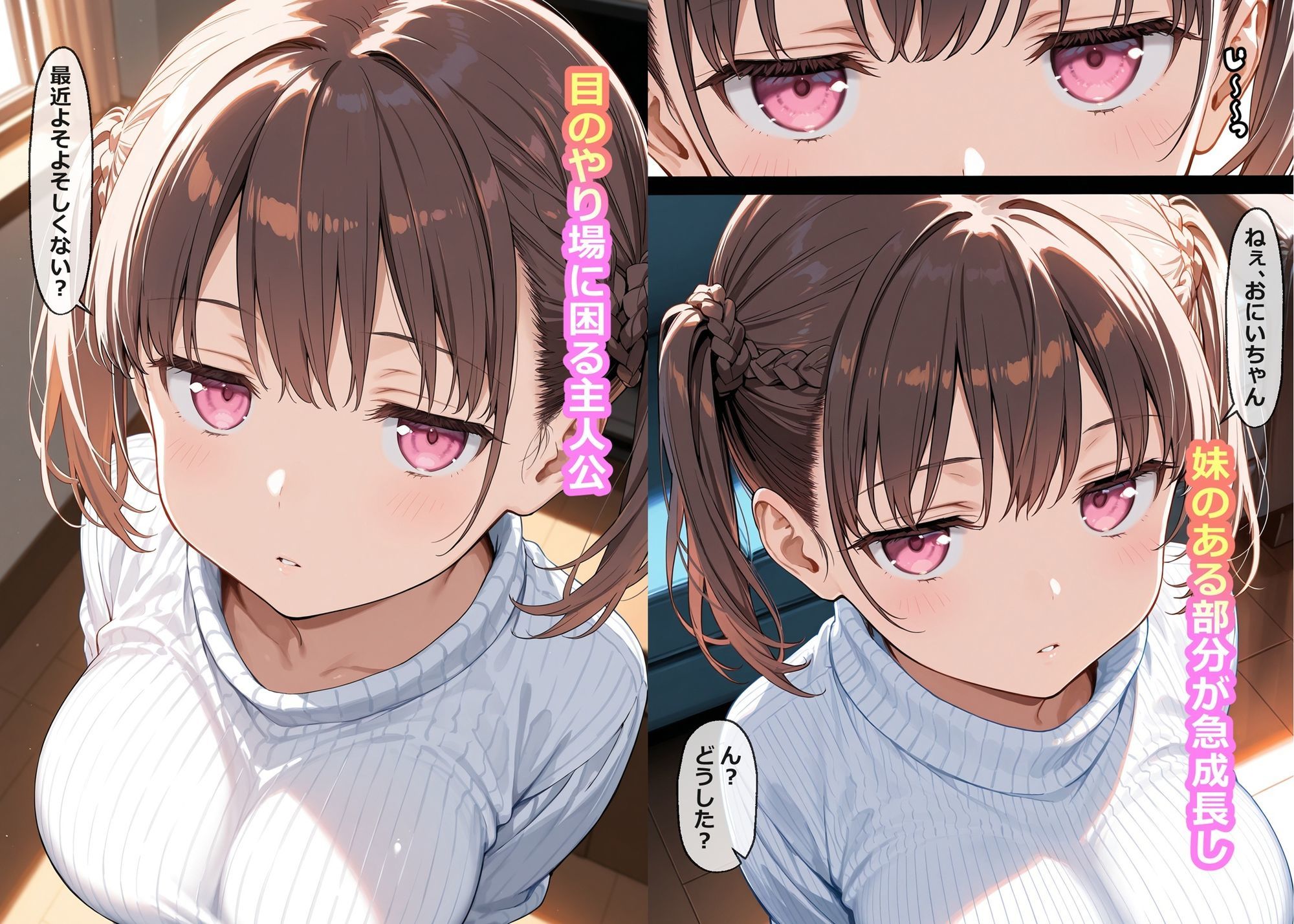 お兄ちゃん大好き妹のかまちょが止まらないので最後までしてあげた 画像1