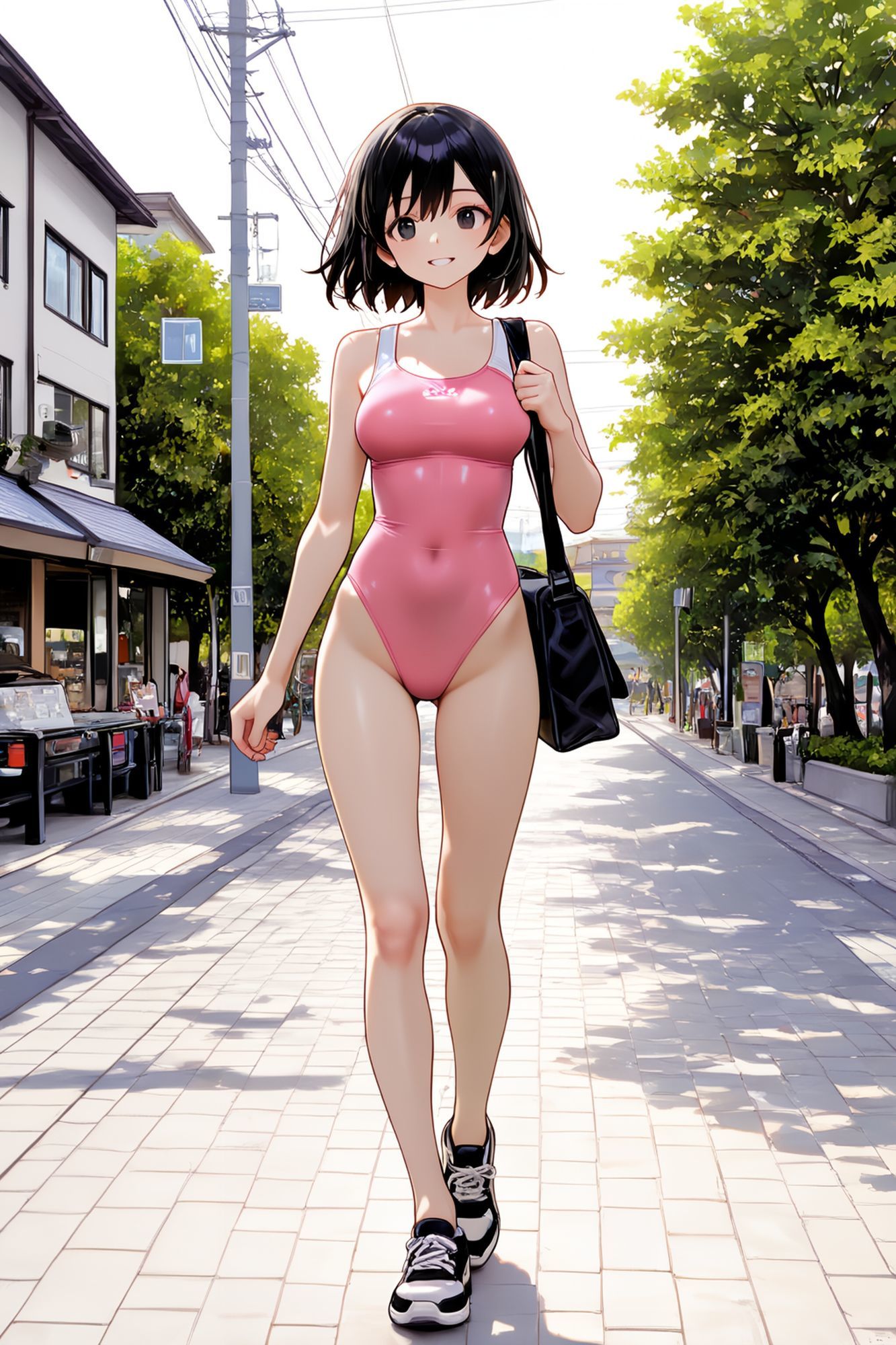 黒ストッキングの帰り道 画像9