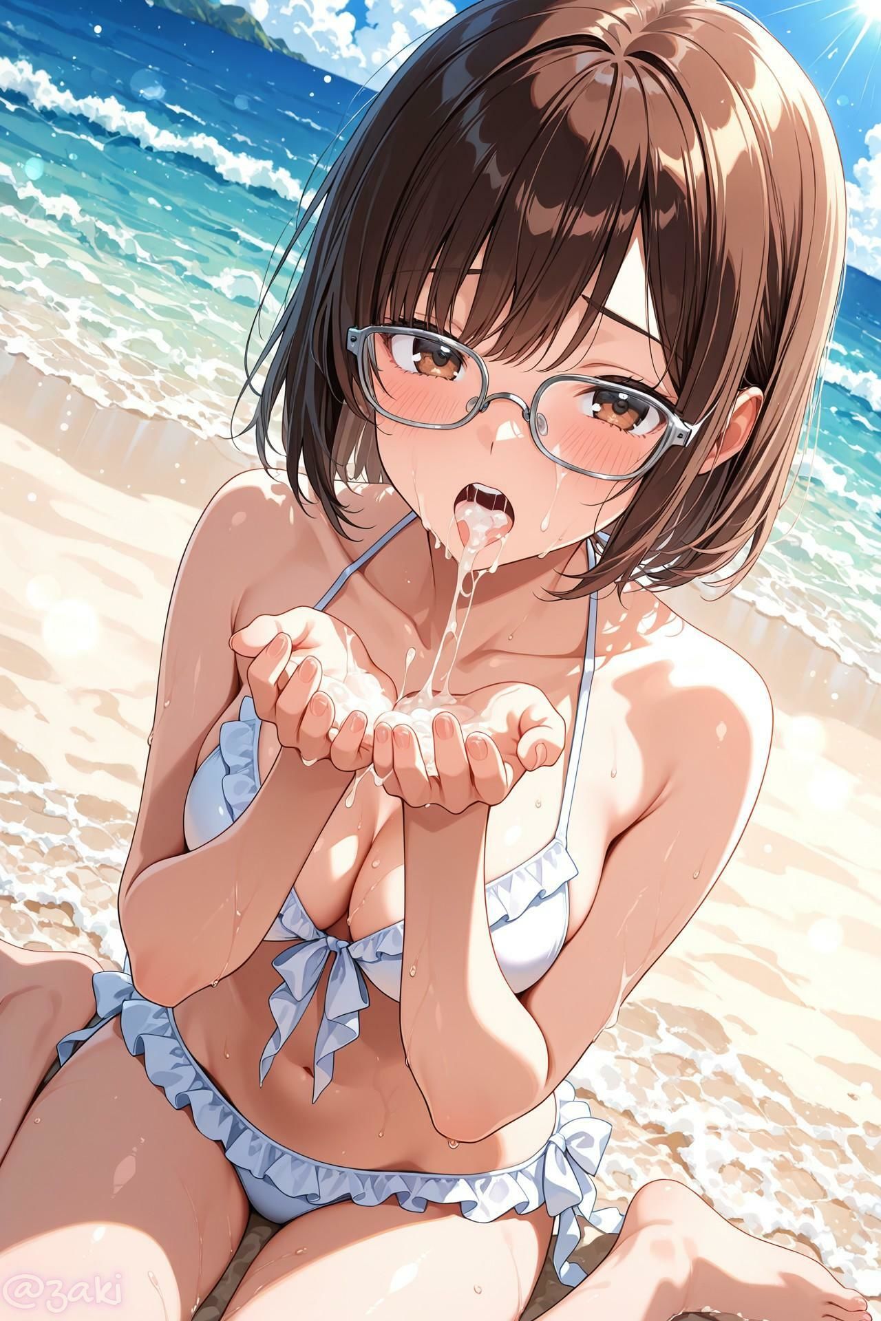 クラスメイトとビーチでイチャイチャ3 画像4