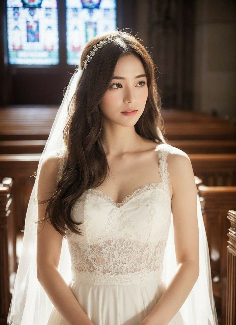 【美女名録】vol6.17  白い約束──その夜に永遠を誓う  100枚【AIグラビア写真集】 画像8