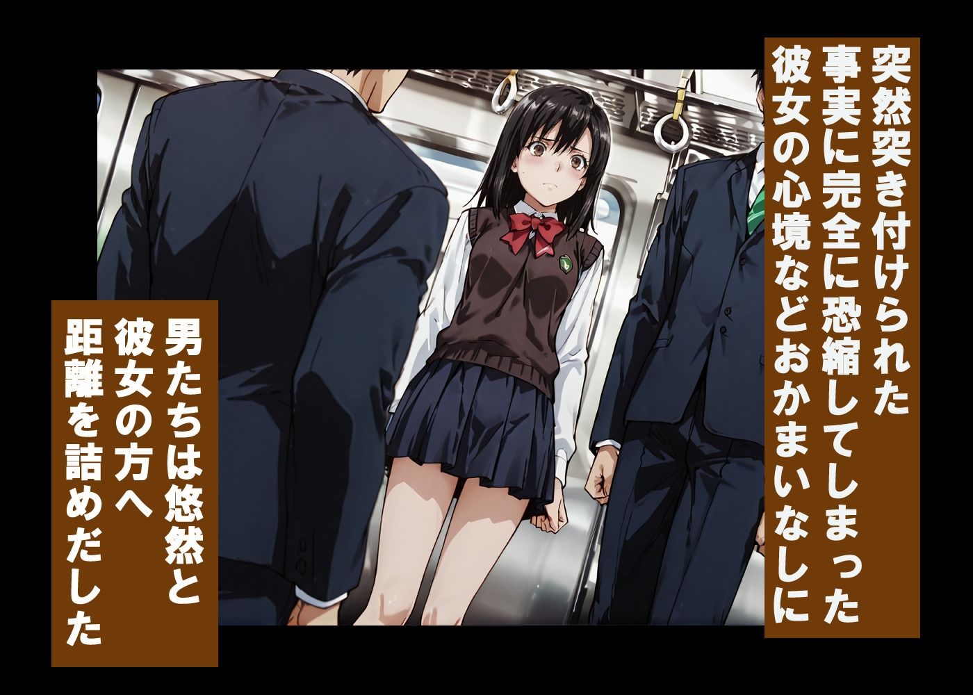 黒髪〇〇〇〇ゆかの痴●体験記 (テキスト付きエロCG集) 画像1