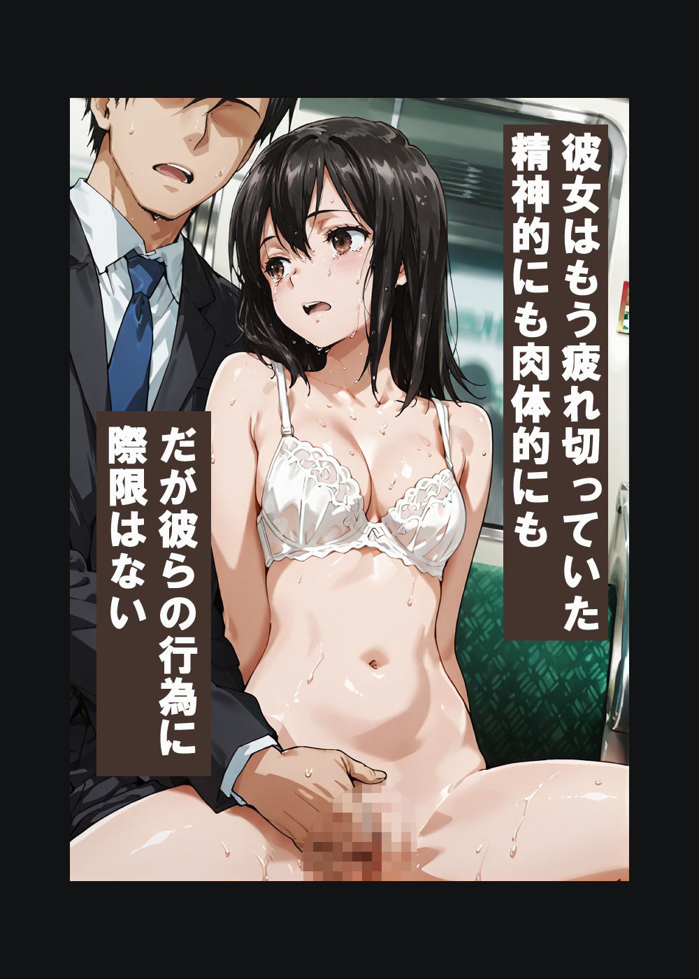 黒髪〇〇〇〇ゆかの痴●体験記 (テキスト付きエロCG集) 画像9