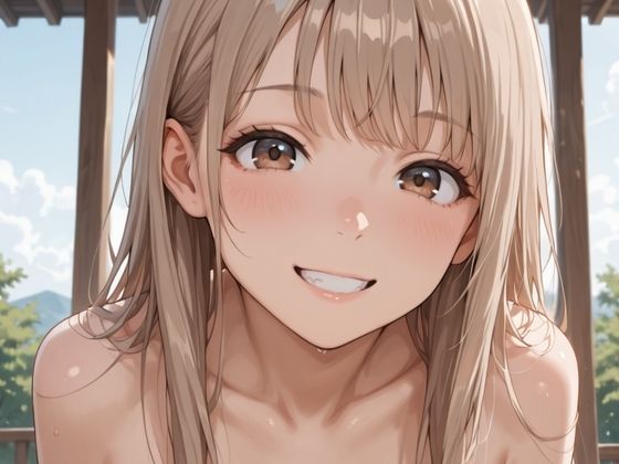 ちょっとビッチっぽ巨乳金髪ギャル  実ははじめて濃厚初体験 画像1