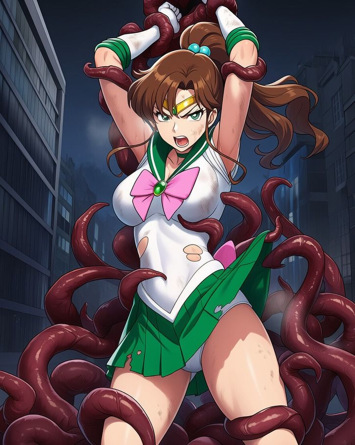 セーラージュピタ●（木野まこ●）vsぬるぬる触手 画像5